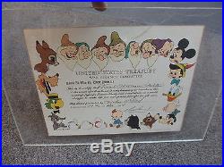 The Ultimate Disney U. S. Treasury War Finance Committee 1944 Bond Certificate
