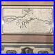 The York Central railroad company 100 Shares! With Map Of Rail Line Framed