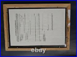 Trump Hotels & Casino Resorts, Inc. 2002 Stock Certificate Framed double glass