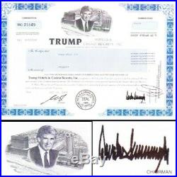 Trump Hotels & Casino Resorts, Inc. 2004 Stock Certificate