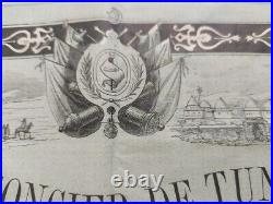 Tunisia 1890 Credit Foncier Tunisie Titre Privilege 500 Francs DECO Bond RARE