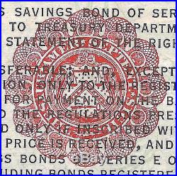 U S Savings Bond Series E $25.00 August 1944 UNUTED STATES WAR SAVINGS BOND