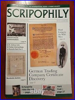USA 1923 Gravity Power Motor 100 Dollars Scripophily Magazine Bond Stock Share