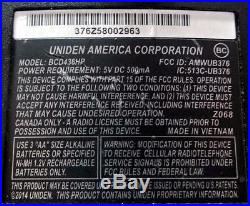 Uniden BCD436HP HomePatrol Series Digital Handheld Scanner, Black