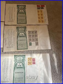 Various Vintage Stock Certificates 1916-1945 (17)