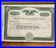 Vintage Atlantic Ice Manufacturing Co 100 Share Stock Certificate Book 112 Pages