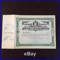 Vintage Boston Red Sox American League Stock Certificate 1901 #35