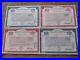 Vintage Kaiser Steel Corporation Lot of 4 stock certificates