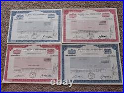 Vintage Kaiser Steel Corporation Lot of 4 stock certificates