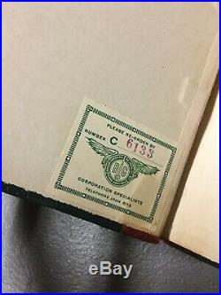 Vintage Palisades Park Lumber & Supply Company Stock Certificate Book New Jersey