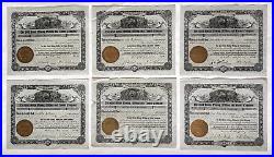 Vintage Stock Certificate Collection Rare Historical Documents