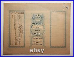 Vtg Share / Editorial Borinquen / Signed By Luis Munoz Marin / Puerto Rico 1944