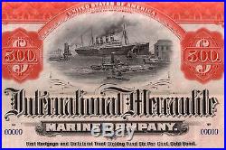 WE HAVE EVERY KNOWN TITANIC STOCK & BOND THIS IS THE RAREST! $500 GOLD w COUPS
