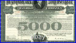 WHOLESALE LIQUIDATION SALE! 100 NY CENTRAL $5000 BONDS w VANDERBILT/HUGE LOC! $2
