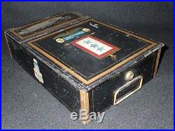 WWI US Liberty Bonds Lock Box WSS Buy Savings Nicely Painted & Unique, avg cond