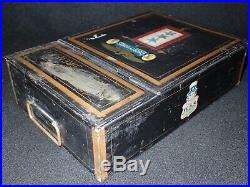 WWI US Liberty Bonds Lock Box WSS Buy Savings Nicely Painted & Unique, avg cond