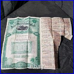 Yavapai County 1886 Railroad Bond Arizona Territory $1000 30 Year Gold Homer Lee